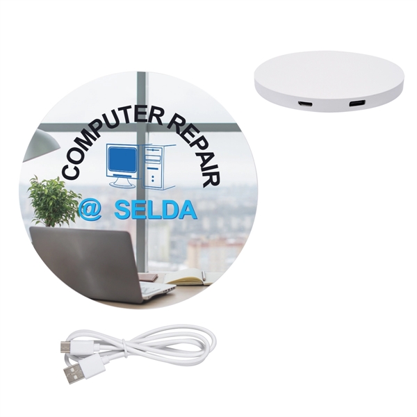 Power Balance wireless charging pad with USB hub to connect and... from ASI 61125 Hit Promotional Products / Hit®