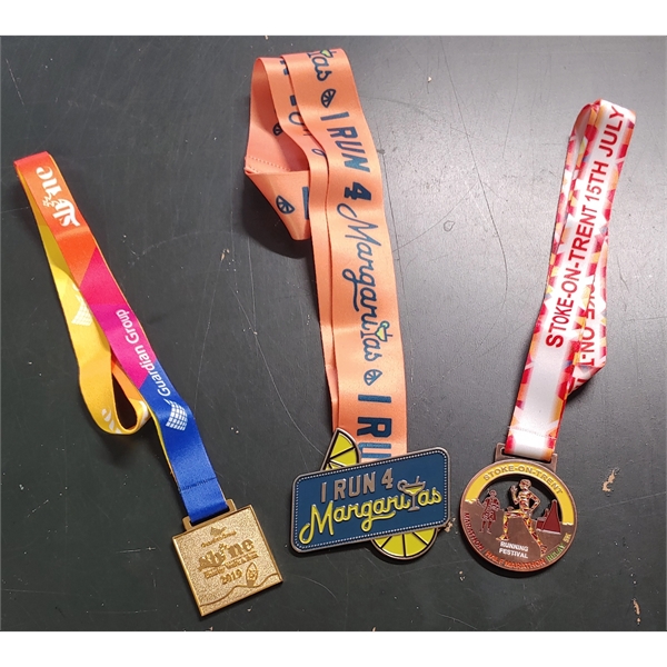 2.75" color printed custom race medal awards.... from ASI 92531 Unique Custom Products / UCP