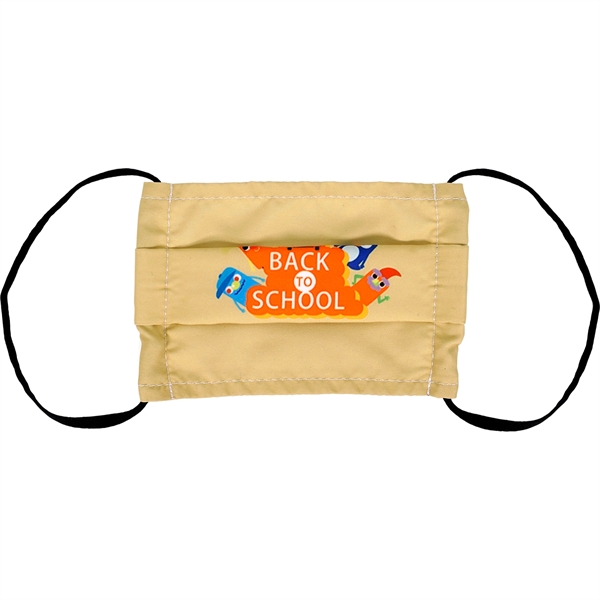 Children's Full Color Pleated Face Mask... from ASI 30208 A P Specialties / AP Specialties