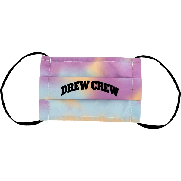 Children's Single Pleated Full Color Fabric Face Mask... from ASI 30208 A P Specialties / AP Specialties