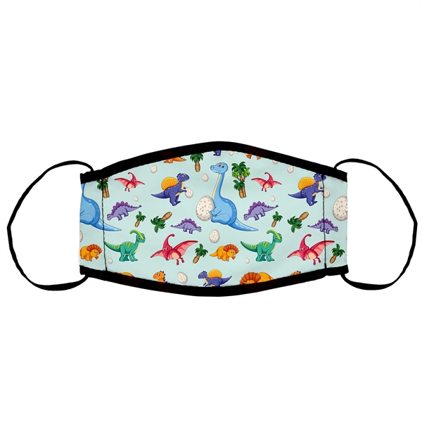 Children's Lined Full Color Fabric Face Mask... from ASI 30208 A P Specialties / AP Specialties
