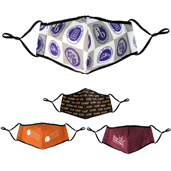 Dome Full Color Fabric Face Mask... from ASI 30208 A P Specialties / AP Specialties