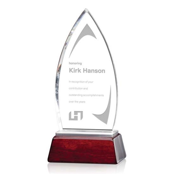 Award - Starfire/Alum/Rosewood 8".... from ASI 84592 St Regis Group / St Regis