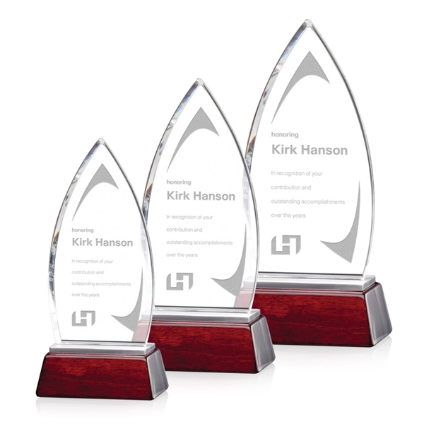 Award - Starfire/Alum/Rosewood 8".... from ASI 84592 St Regis Group / St Regis