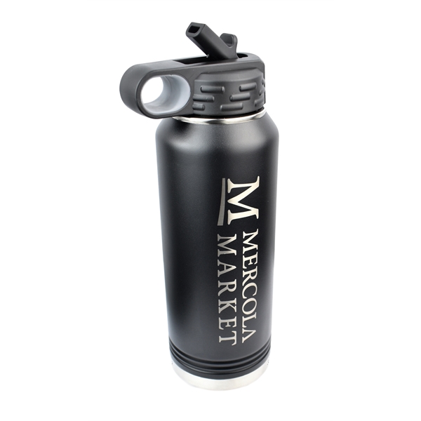 Polar Camel Water Bottle with Lid 32oz, Flip Top Straw Lid,... from ASI 72657 Active Life Promo / Active Life Promo Ingrain Promo