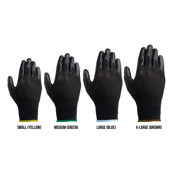 Touchscreen palm dipped work gloves.... from ASI 62192 Illinois Glove Co / Honest Abe®