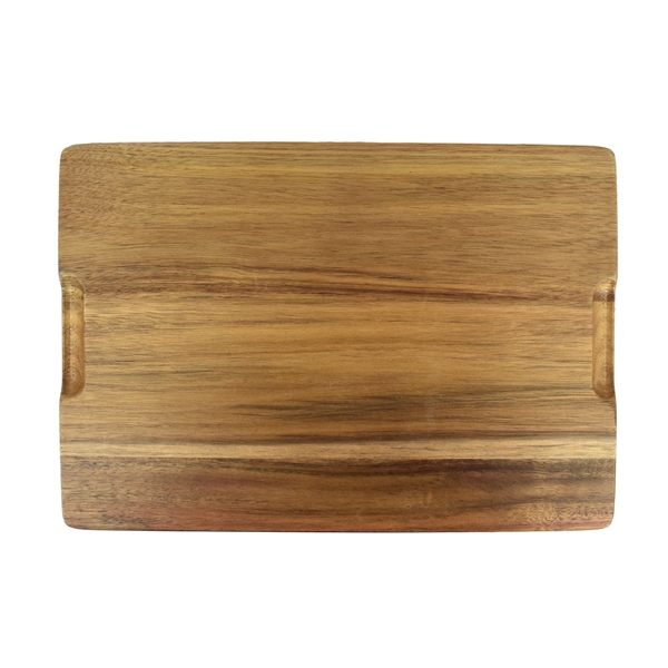 13" x 9" Acacia Wood/Slate Cutting Board... from ASI 72657 Active Life Promo / Apres Ski Ingrain Promo