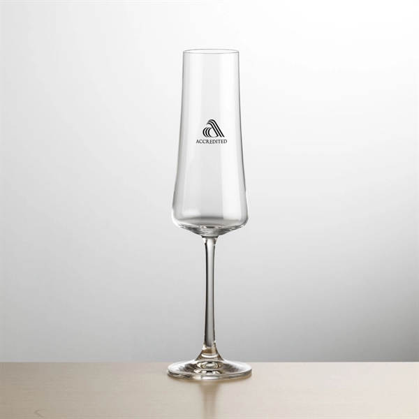 The elegant stem and flat narrow bowl of the Dakota Crystalline... from ASI 84592 St Regis Group