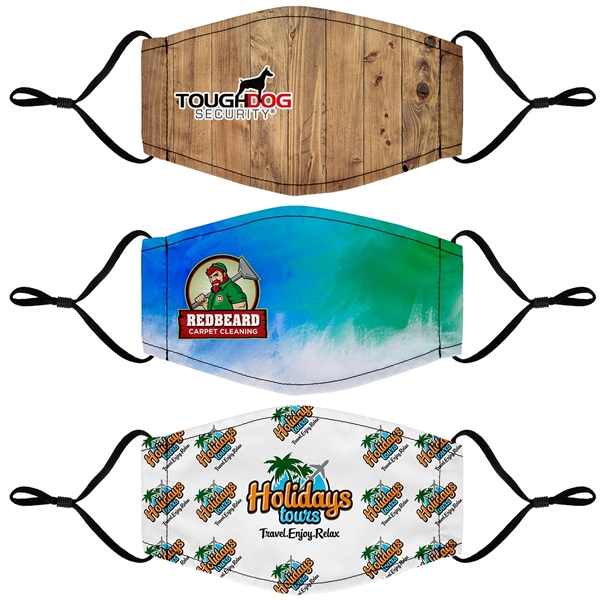 Slick Full Color Fabric Face Mask... from ASI 30208 A P Specialties / AP Specialties