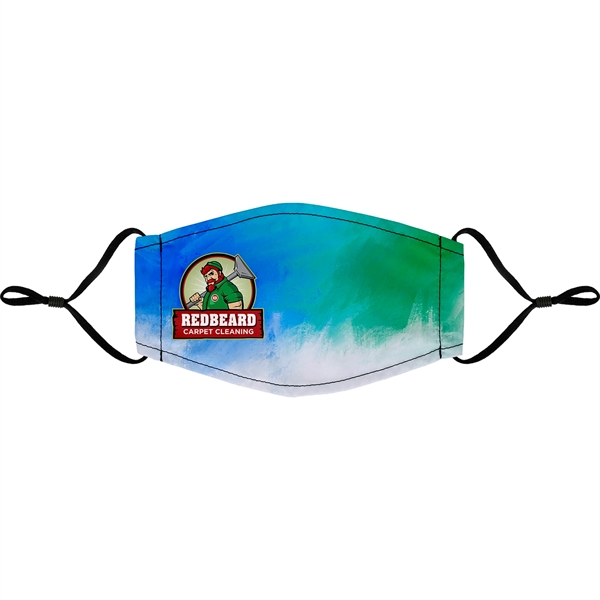 Slick Full Color Fabric Face Mask... from ASI 30208 A P Specialties / AP Specialties