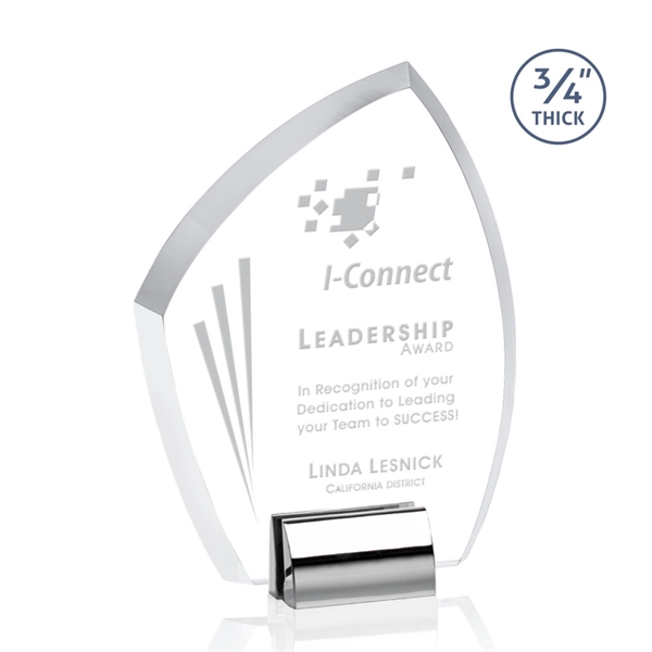 A beautifully bevels 3/4" thick Starfire Crystal award that rises to... from ASI 84592 St Regis Group / St Regis