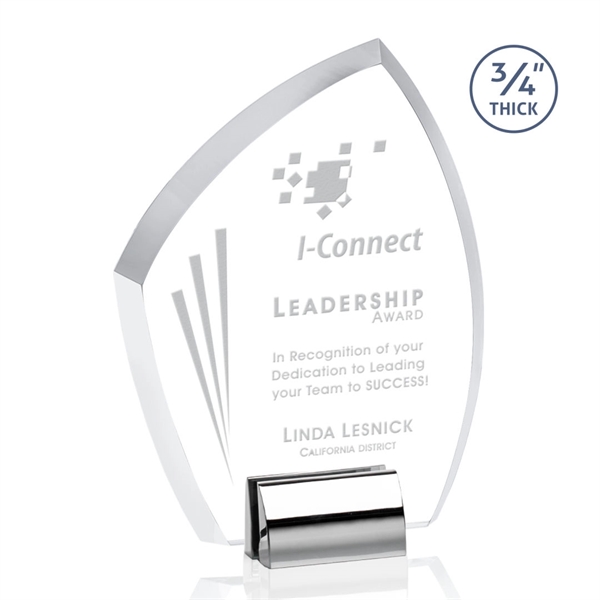 A beautifully bevels 3/4" thick Starfire Crystal award that rises to... from ASI 84592 St Regis Group / St Regis