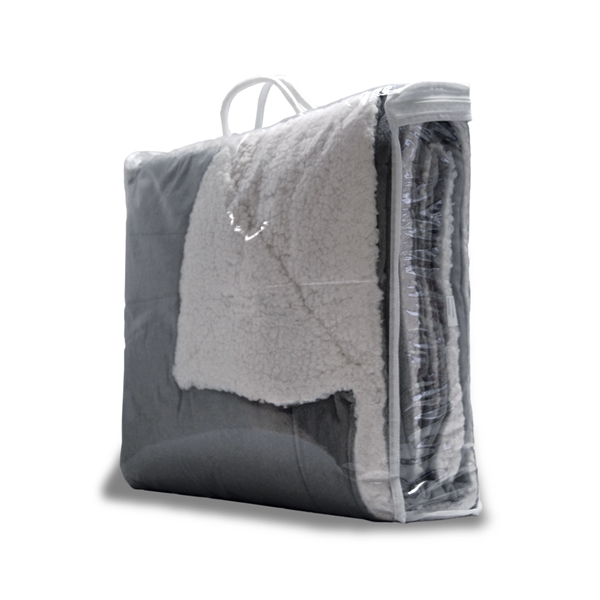 Sherpa blanket with anti pill finish and concealed zipper seam.... from ASI 99030 Zipline / Zipline®