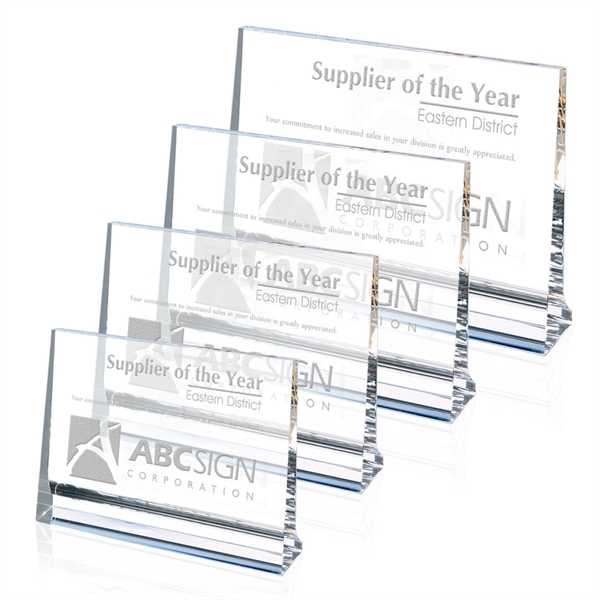 Footed Plaque (Horizontal) - Optical Award.... from ASI 84592 St Regis Group / St Regis