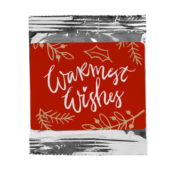 Large single serving of hot cocoa in a white pack.... from ASI 44900 NC Custom (CI/Lanco) / Chocolate Inn/Taylor & Grant