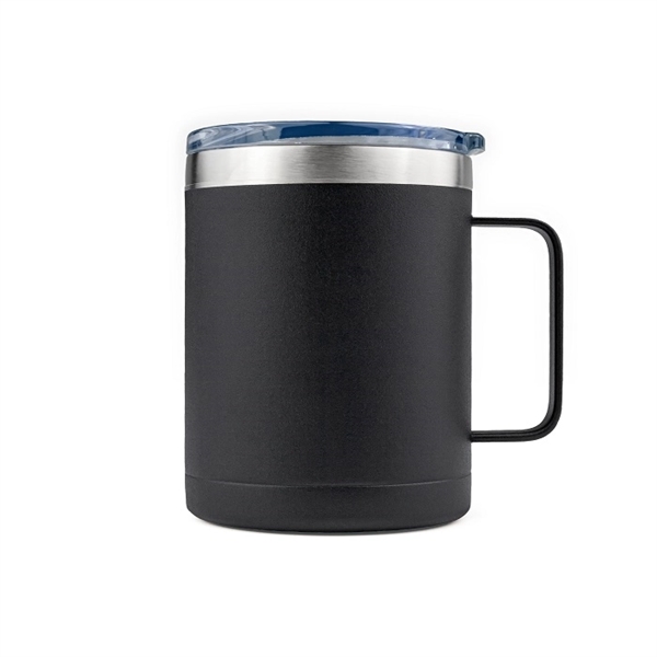 Powder Coated Stainless Steel 14oz Vacuum Insulated Handle Mug... from ASI 99030 Zipline / Zipline®