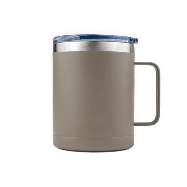 Powder Coated Stainless Steel 14oz Vacuum Insulated Handle Mug... from ASI 99030 Zipline / Zipline®