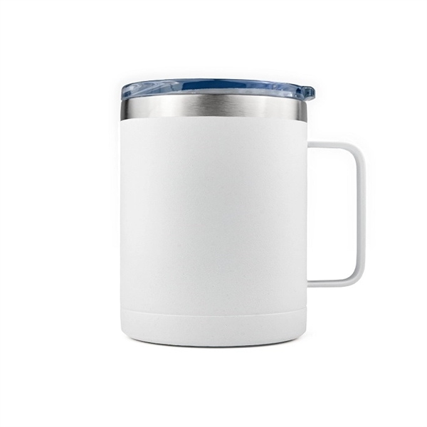Powder Coated Stainless Steel 14oz Vacuum Insulated Handle Mug... from ASI 99030 Zipline / Zipline®