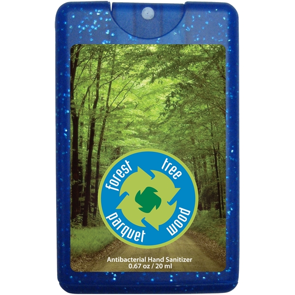 2.18"x 3.42 credit-card sized hand sanitizer dispenser with  20 ml... from ASI 90807 Tekweld