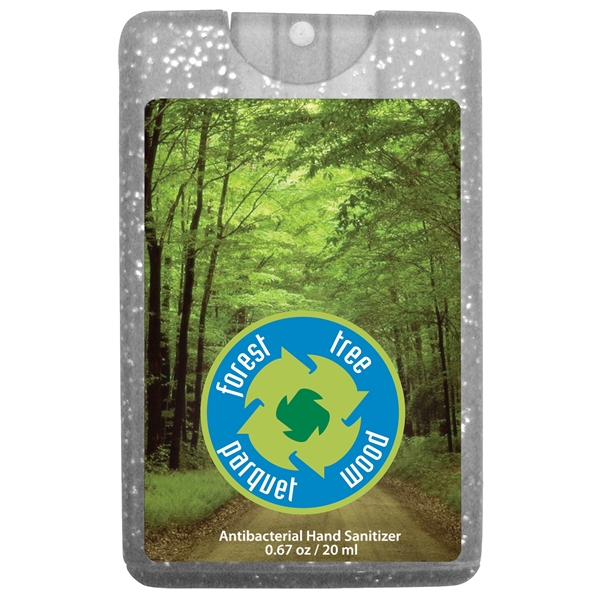 2.18"x 3.42 credit-card sized hand sanitizer dispenser with  20 ml... from ASI 90807 Tekweld