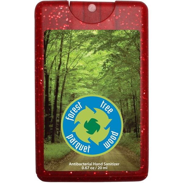 2.18"x 3.42 credit-card sized hand sanitizer dispenser with  20 ml... from ASI 90807 Tekweld