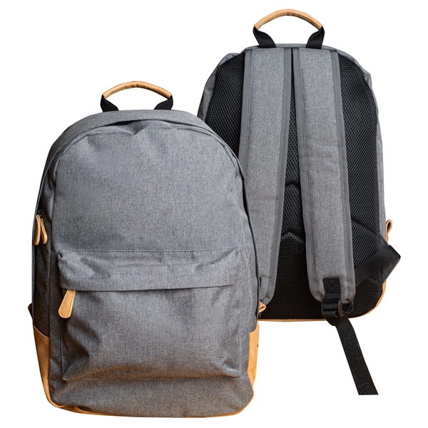 17" x 14" x 5" 210 Denier and polyester backpack with... from ASI 76730 Peerless Umbrella Co Inc / Threads By Peerless