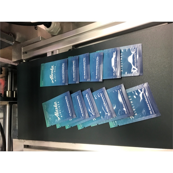 Promotional Alcohol wipe 75% Alcohol Formula... from ASI 88620 Specialty Products Company / Newport Plastics