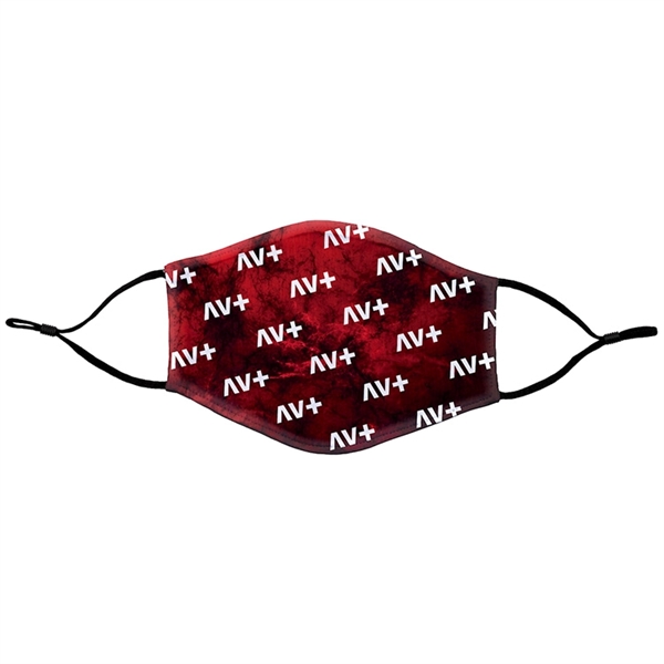 5" x 5 1/4" 450GSM cotton, polyester and spandex reusable facemask... from ASI 62660 Innovation Line