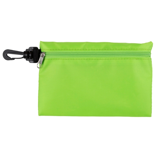 43 piece outdoors and camping kit inside a supersized zipper pouch;... from ASI 62660 Innovation Line