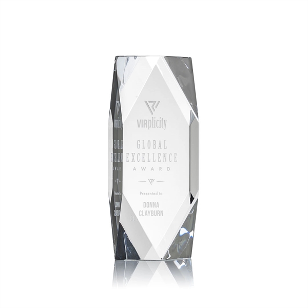 The majestic Delta Award in 1.75” thick Optical Crystal is a... from ASI 84592 St Regis Group / St Regis