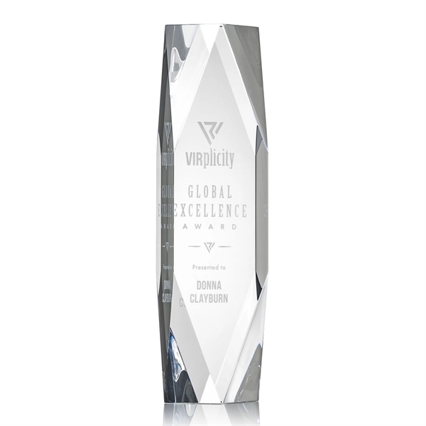 The majestic Delta Award in 1.75” thick Optical Crystal is a... from ASI 84592 St Regis Group / St Regis