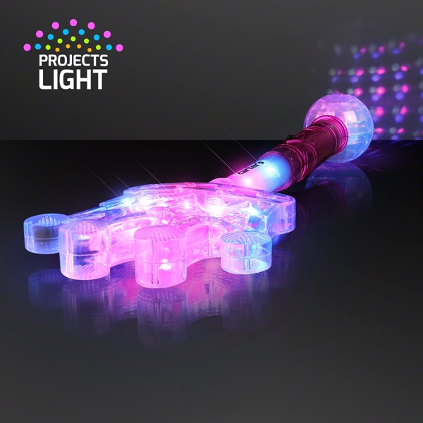 17.2" Light Up Toy Crown Wand; Blank and Print Pricing... from ASI 34194 ALightPromos