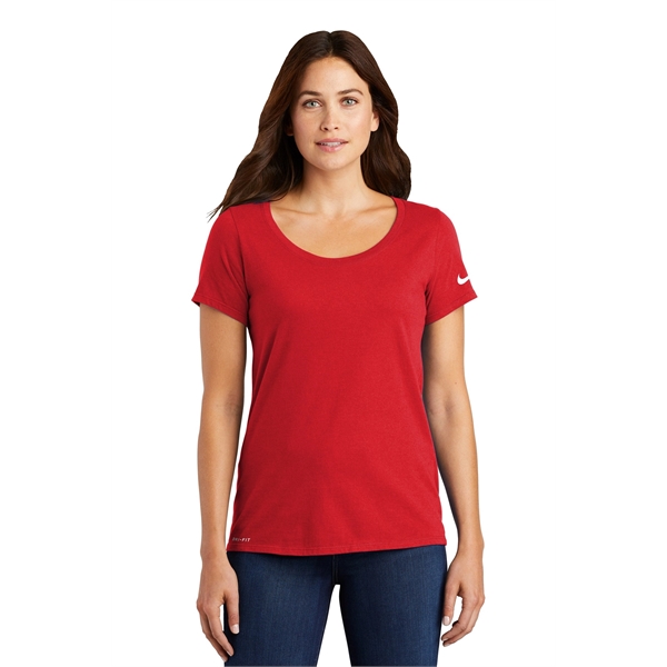 Nike Ladies Dri-FIT Cotton/Poly Scoop Neck Tee.... from ASI 84863 SanMar