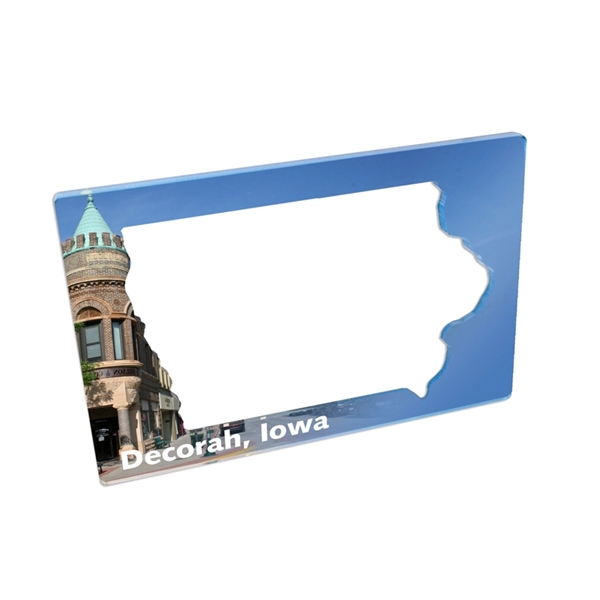 Acrylic magnetic picture frame.... from ASI 72521 Morris Magnets / Laser Cuts