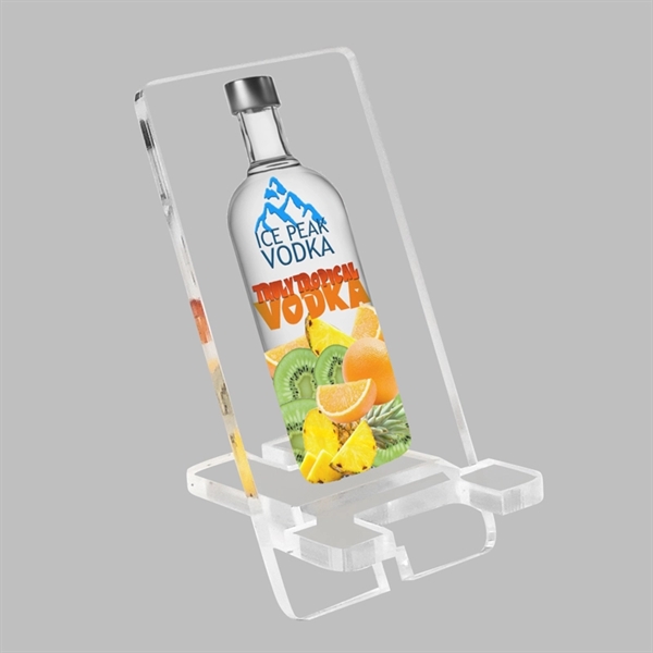 2.5" x 5" acrylic phone stand with full color customization.... from ASI 72521 Morris Magnets / Laser Cuts
