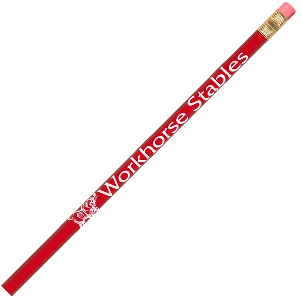#2 pencil with red eraser and colorful barrel.... from ASI 86850 Shepenco/Shelbyville Pencil Co, Inc / SHEPENCO® Shelbyville Pencil Company