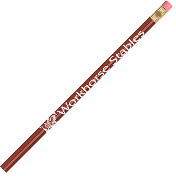 #2 pencil with red eraser and colorful barrel.... from ASI 86850 Shepenco/Shelbyville Pencil Co, Inc / SHEPENCO® Shelbyville Pencil Company