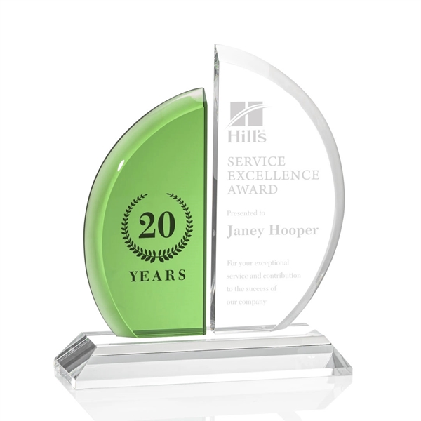 Shades of Brilliant Optical Emerald and Clear Optical Crystal combine to... from ASI 84592 St Regis Group / St Regis