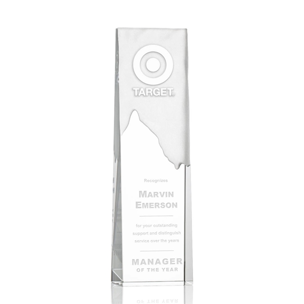 Optical crystal reverse frosted mountain peak award.... from ASI 84592 St Regis Group / St Regis