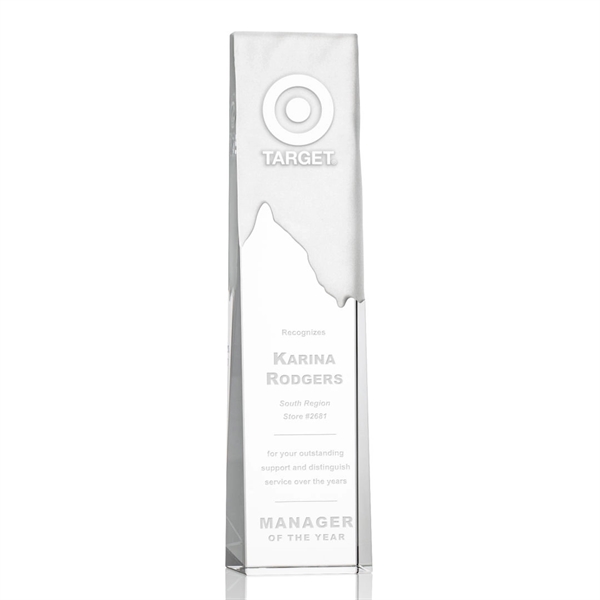 Optical crystal reverse frosted mountain peak award.... from ASI 84592 St Regis Group / St Regis