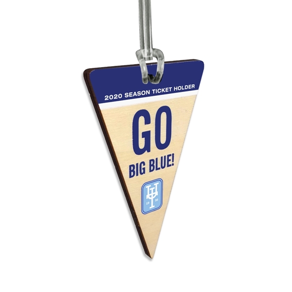 Birch bag tag with ultra vivid color graphics and a 6"... from ASI 72521 Morris Magnets / Laser Cuts