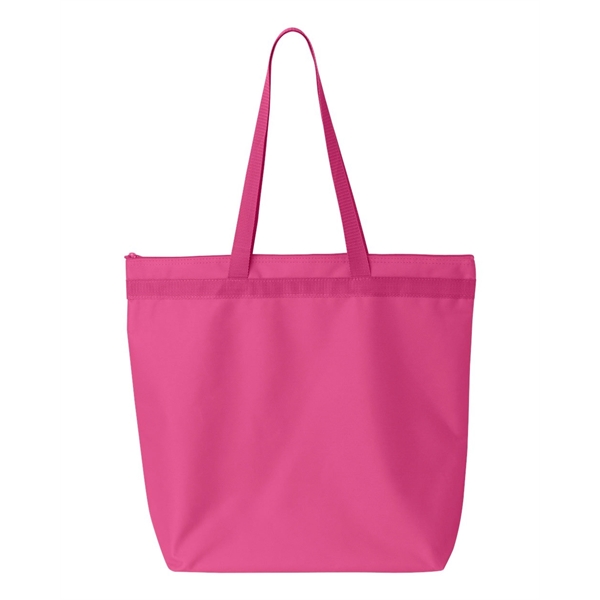 Recycled zipper tote. Blank product.... from ASI 84358 S&S Activewear