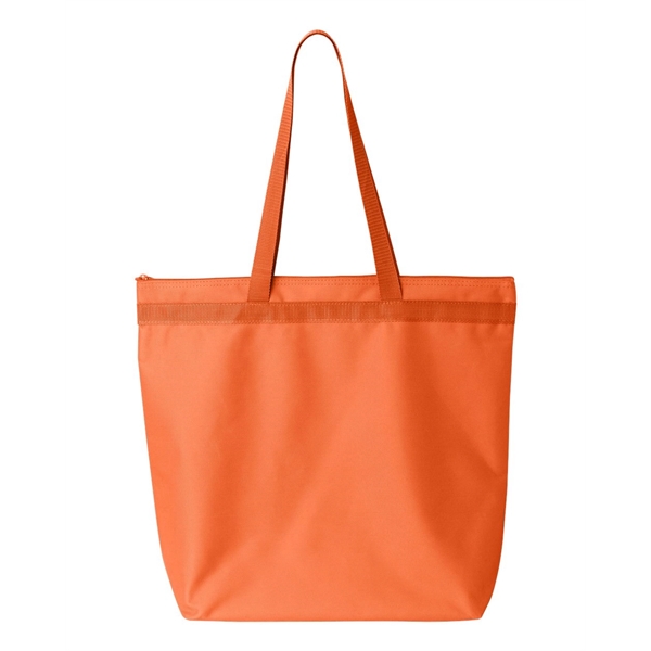 Recycled zipper tote. Blank product.... from ASI 84358 S&S Activewear