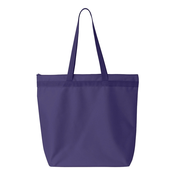 Recycled zipper tote. Blank product.... from ASI 84358 S&S Activewear