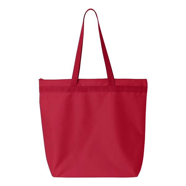 Recycled zipper tote. Blank product.... from ASI 84358 S&S Activewear