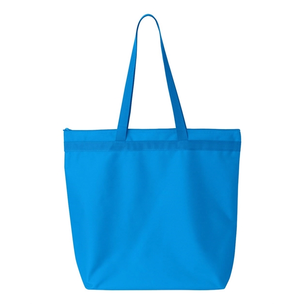 Recycled zipper tote. Blank product.... from ASI 84358 S&S Activewear