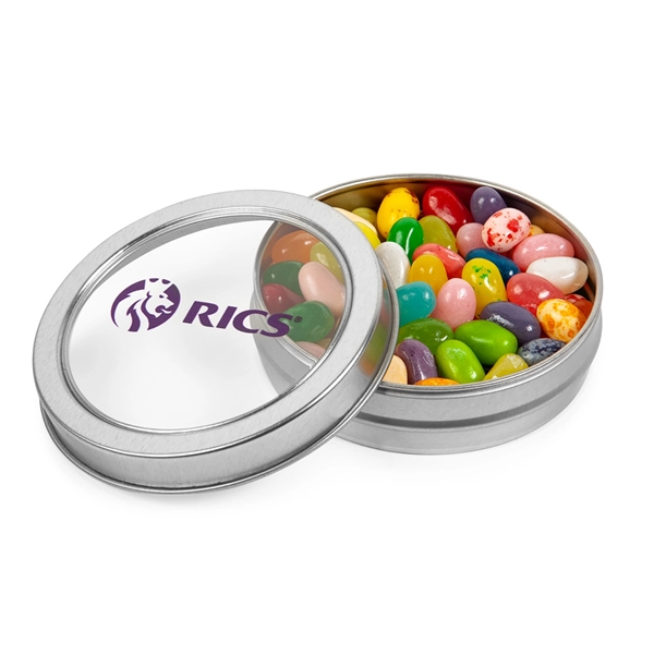 Top-view window tins filled with candy.... from ASI 44900 NC Custom (CI/Lanco) / Lanco