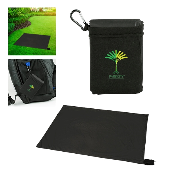 Waterproof Picnic Blanket-in-a-Pouch... from ASI 31517 Admart Products