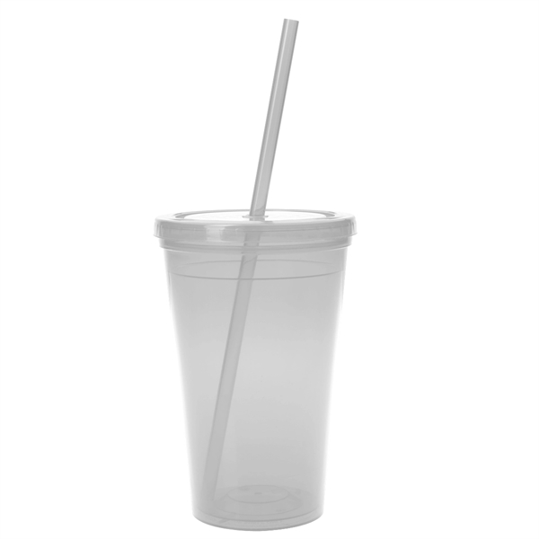 16 Oz. Sunsplash Double Wall Tumbler. Made With Up To 25%... from ASI 61125 Hit Promotional Products / Hit®