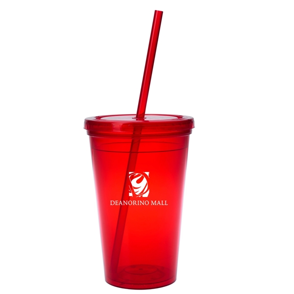 16 Oz. Sunsplash Double Wall Tumbler. Made With Up To 25%... from ASI 61125 Hit Promotional Products / Hit®